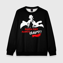 Свитшот детский Чуя Накахара бродячие псы, цвет: 3D-черный