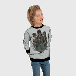 Свитшот детский Hard story, цвет: 3D-черный — фото 2
