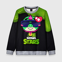 Свитшот детский Базз Buzz Brawl Stars, цвет: 3D-меланж