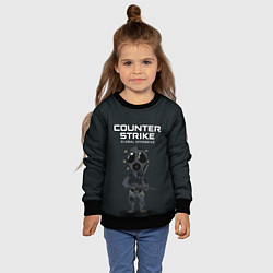Свитшот детский CS GO COUNTER TERRORIS Z, цвет: 3D-черный — фото 2