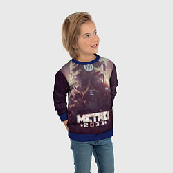 Свитшот детский MERTO 2033 ПРОТИВОГАЗ, цвет: 3D-синий — фото 2