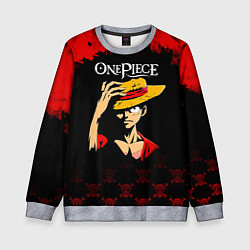 Детский свитшот Луффи One Piece Большой куш