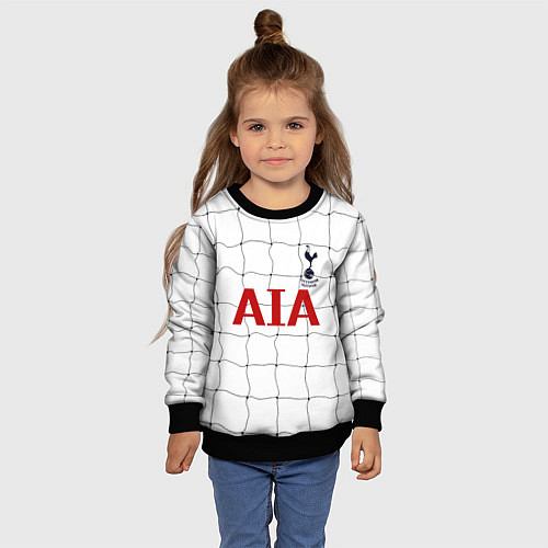 Детский свитшот Тоттенхем Лондон / 3D-Черный – фото 4