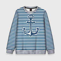 Детский свитшот Тельняшка с якорем