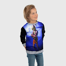 Свитшот детский Abe, цвет: 3D-меланж — фото 2