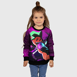 Свитшот детский Бойфренд Boyfriend FNF, цвет: 3D-черный — фото 2