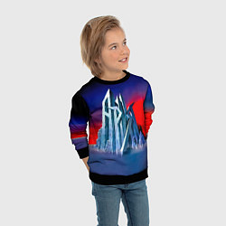 Свитшот детский Ария - Мания величия, цвет: 3D-черный — фото 2