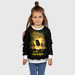 Свитшот детский Ария - ПОЛЕ БИТВЫ, цвет: 3D-белый — фото 2