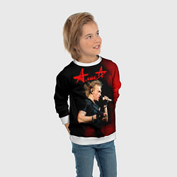 Свитшот детский Константин Кинчев - Алиса, цвет: 3D-белый — фото 2