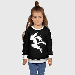 Свитшот детский Ori Дух леса, цвет: 3D-белый — фото 2