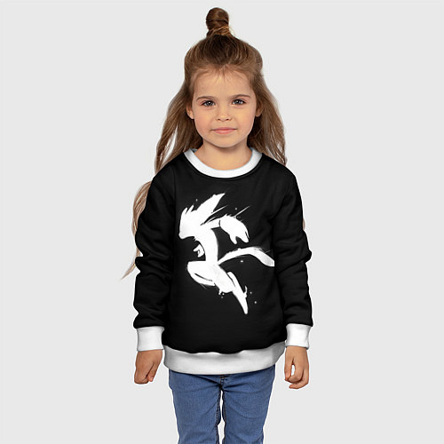 Детский свитшот Ori Дух леса / 3D-Белый – фото 4