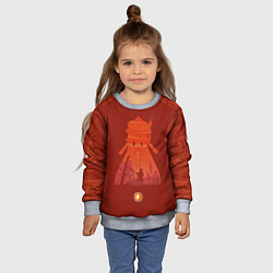 Свитшот детский HU TAO ХУ ТАО ГЕНШИН, цвет: 3D-меланж — фото 2