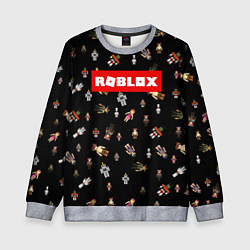 Детский свитшот ROBLOX PATTERN РОБЛОКС Z