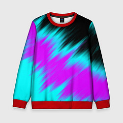 Детский свитшот НЕОНОВЫЕ ПОЛОСЫ И НИЧЕГО ЛИШНЕГО NEON STRIPES