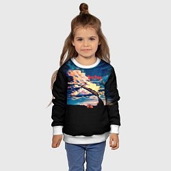 Свитшот детский Deep Purple - Stormbringer, цвет: 3D-белый — фото 2