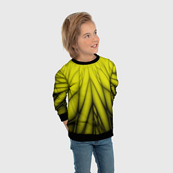Свитшот детский Абстракция 535, цвет: 3D-черный — фото 2