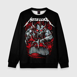 Свитшот детский Metallica - Hardwired To Self-Destruct, цвет: 3D-черный