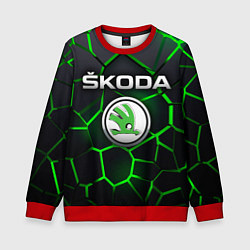 Детский свитшот Skoda 3D плиты с подсветкой