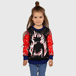 Свитшот детский Dragon ball super, цвет: 3D-синий — фото 2