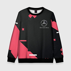 Свитшот детский Мерседес Mersedes, цвет: 3D-черный