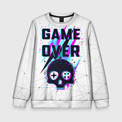 Детский свитшот Game OVER - NEON 3D