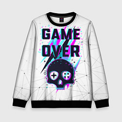 Детский свитшот Game OVER - NEON 3D