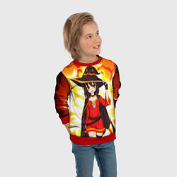 Свитшот детский Mеgumin, цвет: 3D-красный — фото 2
