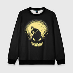 Свитшот детский Кошмар Джека The Nightmare before Christmas, цвет: 3D-черный
