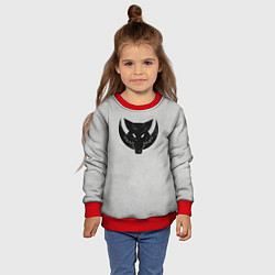 Свитшот детский Лунные волки цвет легиона, цвет: 3D-красный — фото 2