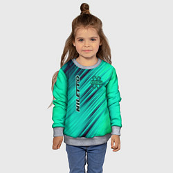 Свитшот детский Нилетто Niletto лого, цвет: 3D-меланж — фото 2