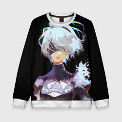 Детский свитшот Венецианская девушка Nier automata 2b