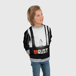 Свитшот детский Огонёк из Раста, цвет: 3D-меланж — фото 2