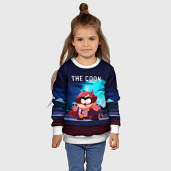 Свитшот детский The Coon - Енот Южный Парк, цвет: 3D-белый — фото 2