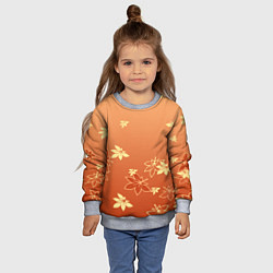 Свитшот детский КАДЗУХА KAZUHA КРАСНЫЙ КЛЕН, цвет: 3D-меланж — фото 2