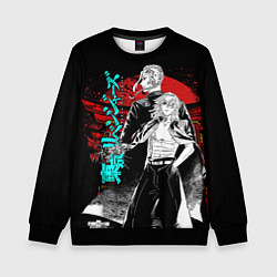 Свитшот детский МАЙКИ ТОЙКИЙСКИЕ МСТИТЕЛИ НЕОН ЛОГО, цвет: 3D-черный