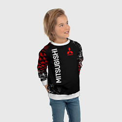 Свитшот детский MITSUBISHI SAMURAI JAPAN STYLE ИЕРОГЛИФЫ, цвет: 3D-белый — фото 2