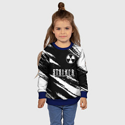 Свитшот детский S T A L K E R 2: Тени Чернобыля, цвет: 3D-синий — фото 2