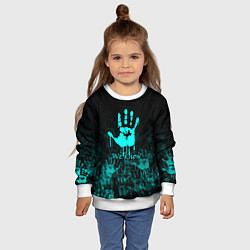 Свитшот детский WE KNOW NEON LOGO, цвет: 3D-белый — фото 2