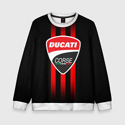 Детский свитшот DUCATI CARBON LOGO ITALY CONCERN