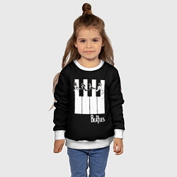 Свитшот детский THE BEATLES ЗНАМЕНИТАЯ КАРТИНКА, цвет: 3D-белый — фото 2
