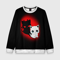 Детский свитшот КОТИК ДЬЯВОЛ KITTY DEVIL