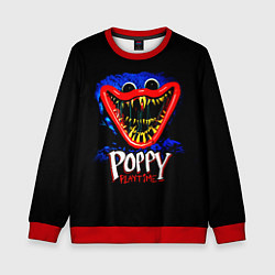 Свитшот детский Poppy Playtime: Huggy, цвет: 3D-красный