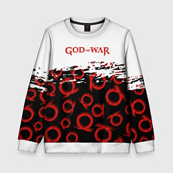 Детский свитшот God of War Logo Pattern