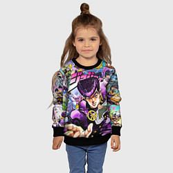 Свитшот детский JoJos Bizarre Adventure: Josuke, цвет: 3D-черный — фото 2