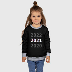 Свитшот детский 2020 2021 2022, цвет: 3D-меланж — фото 2