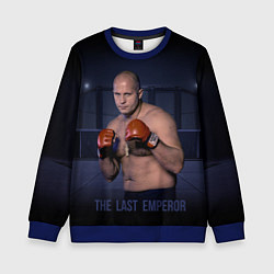 Свитшот детский Фёдор The Last Emperor, цвет: 3D-синий