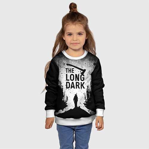 Детский свитшот The Long Dark игра / 3D-Белый – фото 4