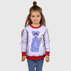 Свитшот детский МИЛАШКА ХАГГИ ВАГГИ - POPPY PLAYTIME, цвет: 3D-красный — фото 2