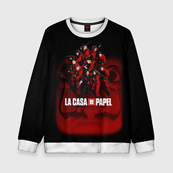 Детский свитшот ГЕРОИ СЕРИАЛА БУМАЖНЫЙ ДОМ - LA CASA DE PAPEL