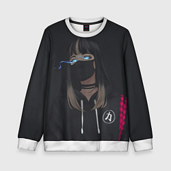 Детский свитшот Девочка в маске